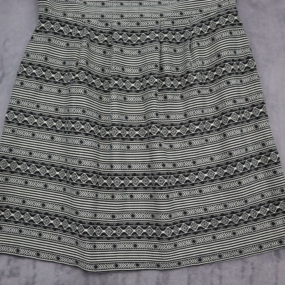 Enfocus Studio Dress Womens 14 Ivory Black Sleeveless VNeck Knee Length Casual - Picture 8 of 15